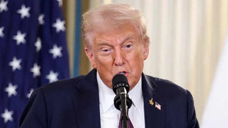 נתניהו וטראמפ במסיבת עיתונאים בבית הלבן