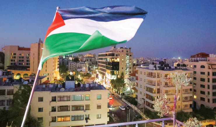 ערב יורד על רמאללה