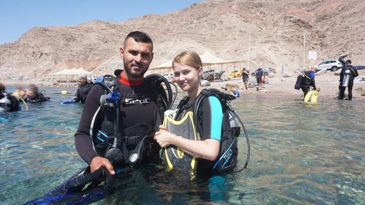 יוליה צ'בן ועבד אלרחמאן אלזיאדנה שנרצחו בחוף בזיקים ב 7/10