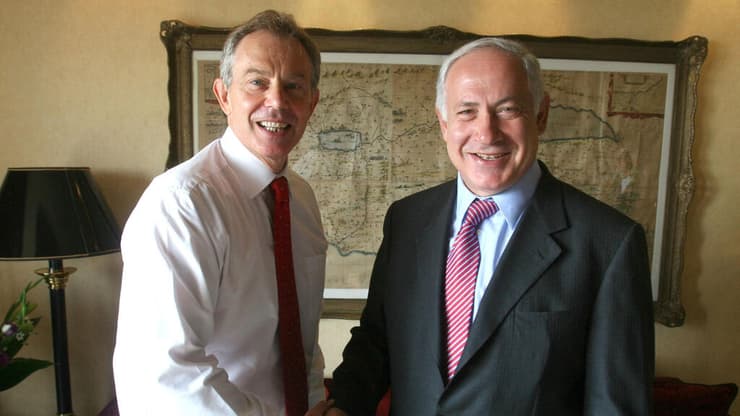 נתניהו ובלייר