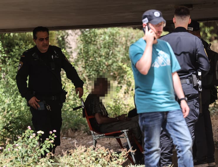 תחקור החשוד ברצח בזירה ברחוב יוספטל בקריית אתא