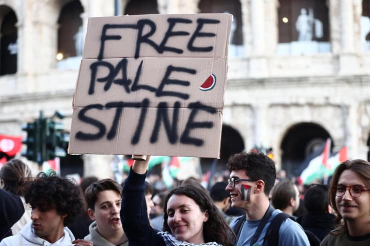 הפגנות פרו-פלסטיניות ברומא