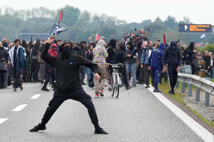 צילום: AP Photo/Luca Bruno מחאות פרו פלסטיניות באיטליה