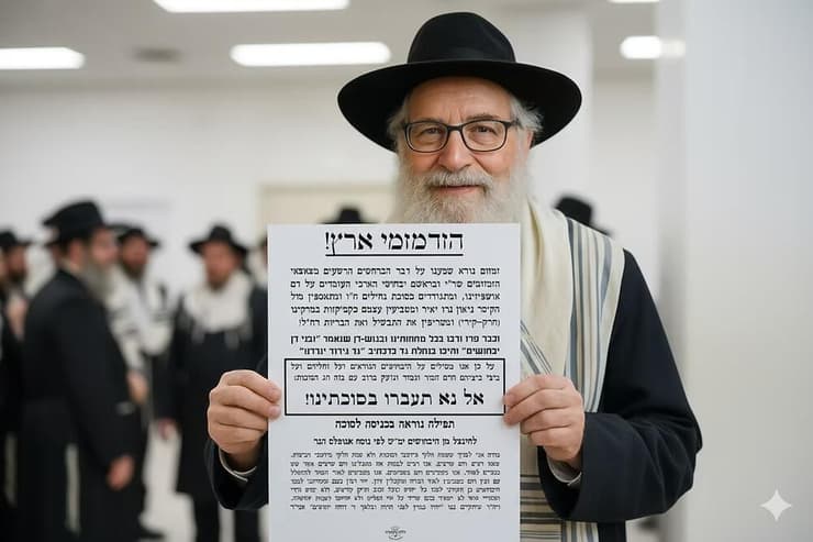 הפשקוויל המשעשע נגד ברחשים בסוכה