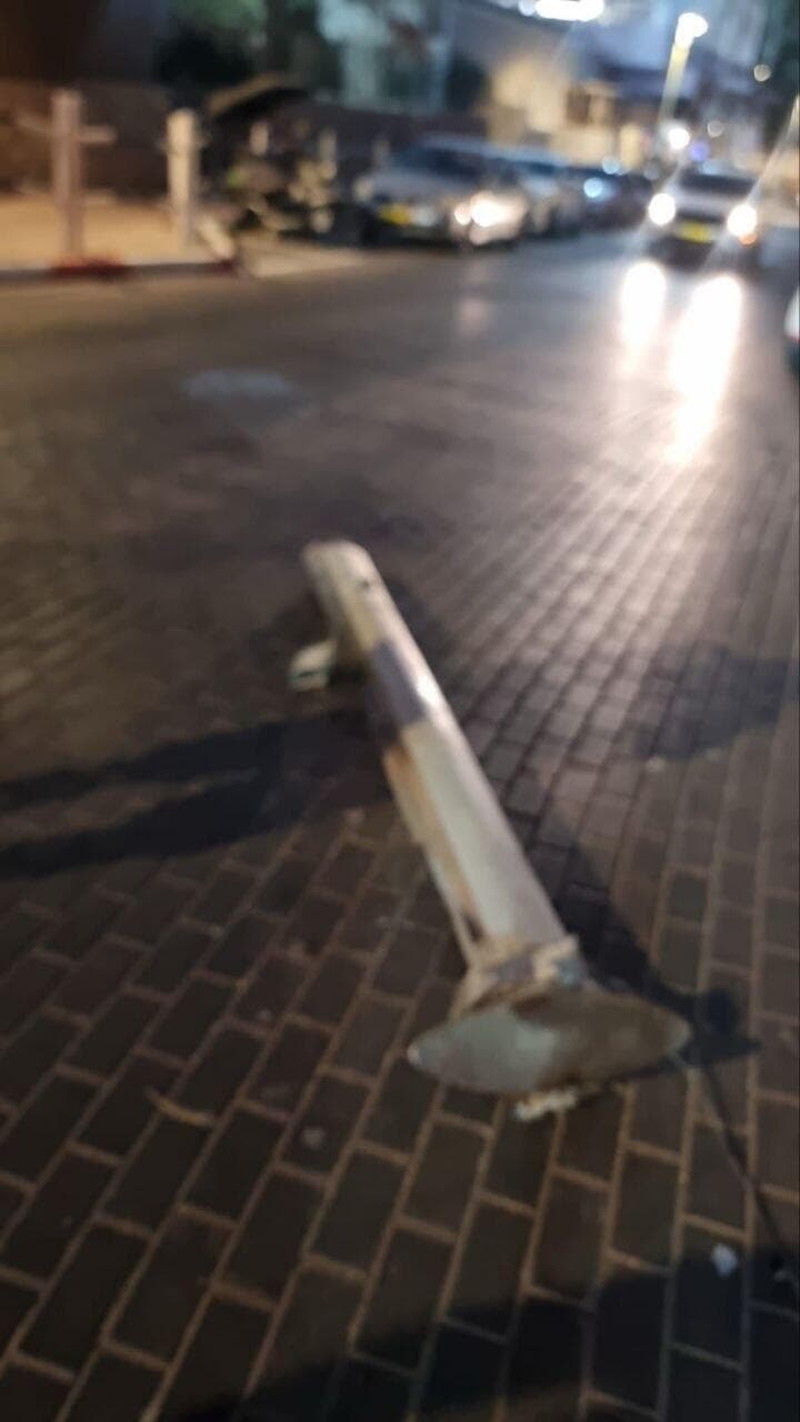  זירת הנפילה של חלקי מיירט באילת