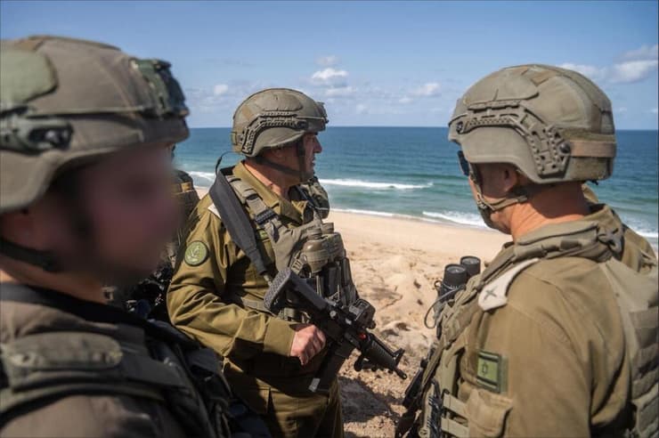 הרמטכ"ל בסיור בנקודה המערבית במסדרון נצרים