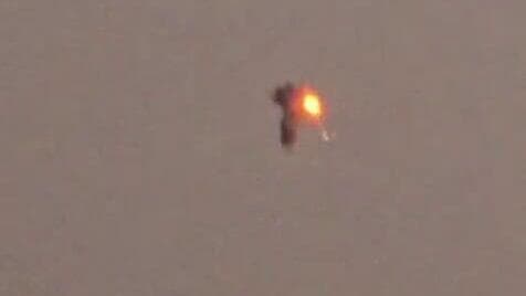 תיעוד מיירוט הכטב"ם באילת