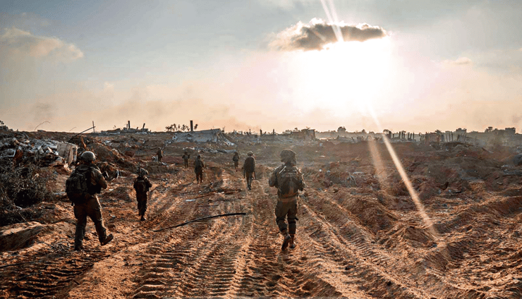 חיילים בעזה