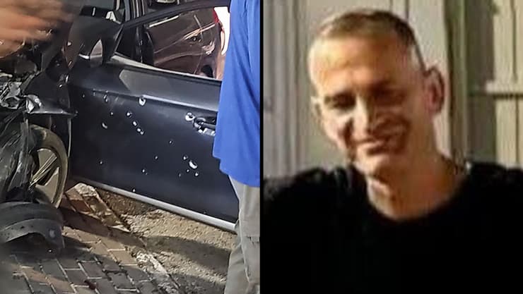 וויסאם דבאח וזירת הרצח (צילום: דוברות המשטרה) וסאם דבאח