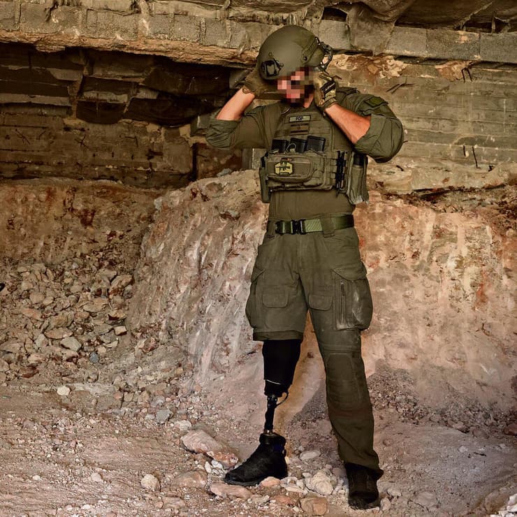 רס"ל א' נפצע בקרב ברצועת עזה וחזר לשירות מילואים