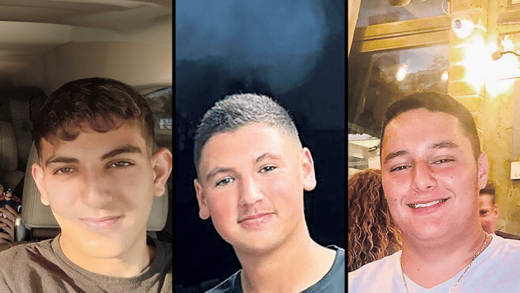 מימין לשמאל: נדב יוסף חי טייב, טל קרן ואור תעסה