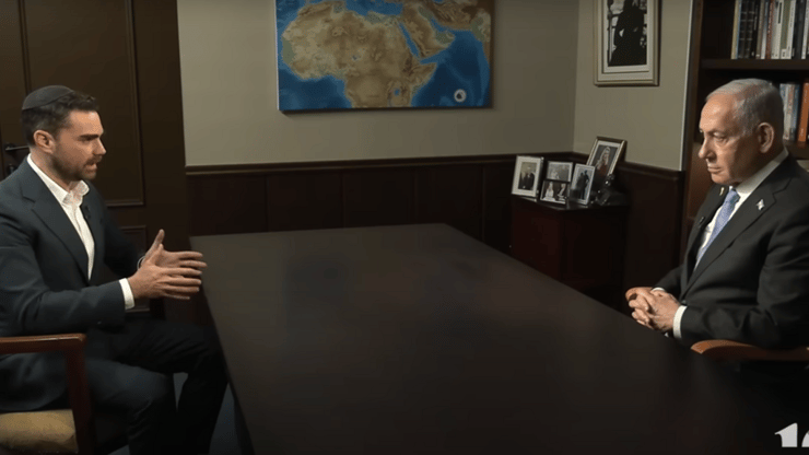 ראש הממשלה בנימין נתניהו מתראיין לבן שפירו