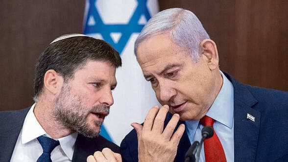 ראש הממשלה נתניהו ושר האוצר בצלאל סמוטריץ' (עמית שאבי) yk14538063