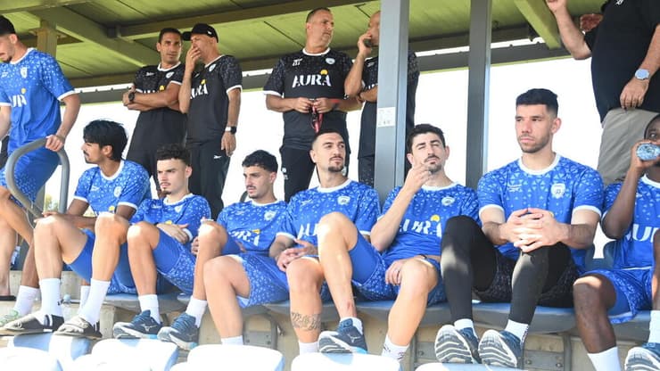 שחקני נבחרת ישראל. נורבגיה מחכה בשבת