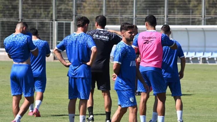 אימון נבחרת ישראל לקראת המשחקים נגד נורבגיה ואיטליה במסגרת מוקדמות מונדיאל 2026