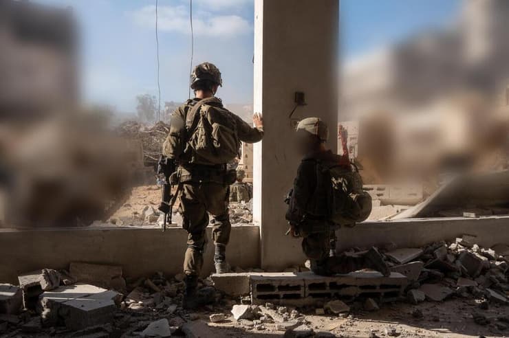 פעילות כוחות אוגדה 36 בעיר עזה