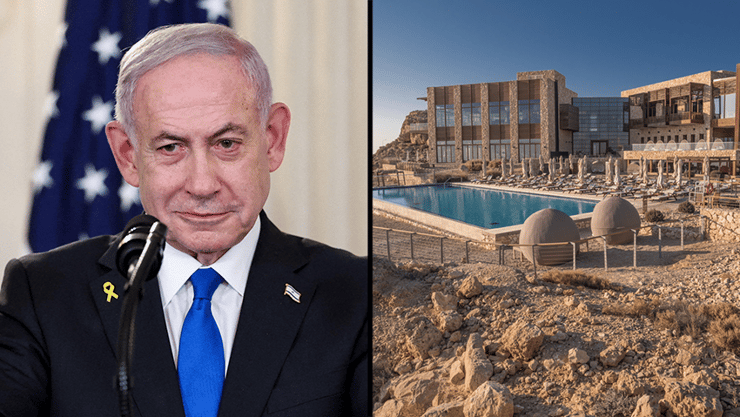 מלון בראשית, נתניהו וטראמפ במסיבת עיתונאים בבית הלבן