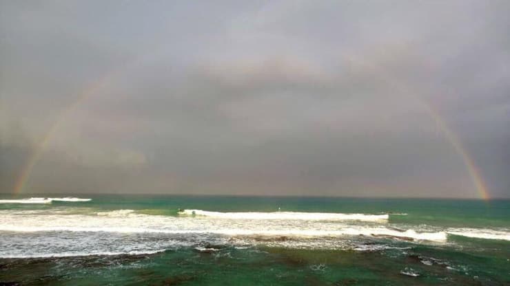 צילום: שלומי יצחקי, רשות הטבע והגנים קשת הבוקר בגן הלאומי חוף פלמחים