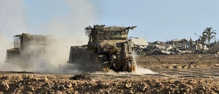 חלק מהכוחות שלוקלים חלק בנסיגה היום במרכז הרצועה