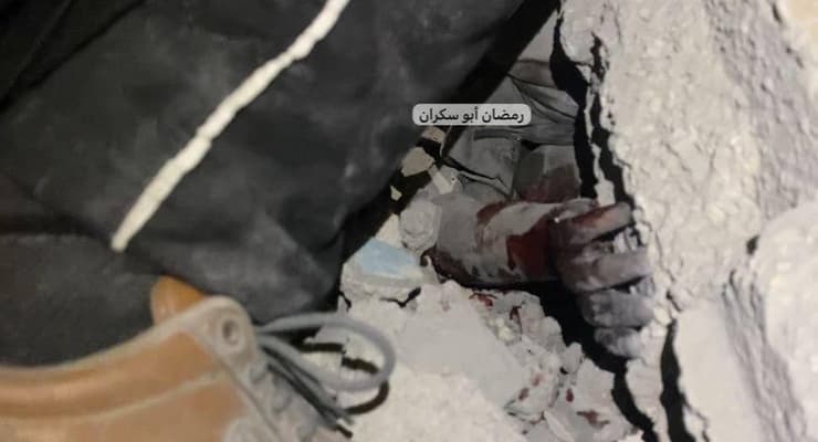 הבית שהופצץ במרכז העיר עזה