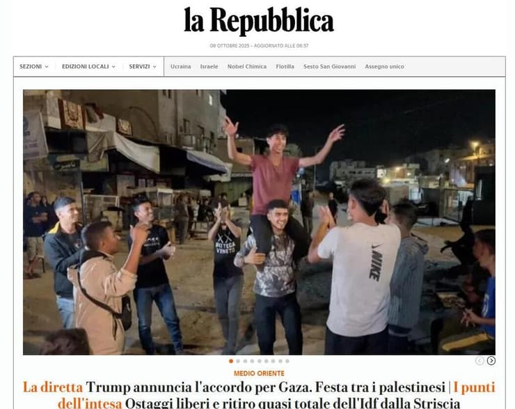 סיקור עולמי בעולם תקשורת בינלאומית על הסכם עסקת חטופים בין ישראל ל חמאס הפסקת אש ב עזה