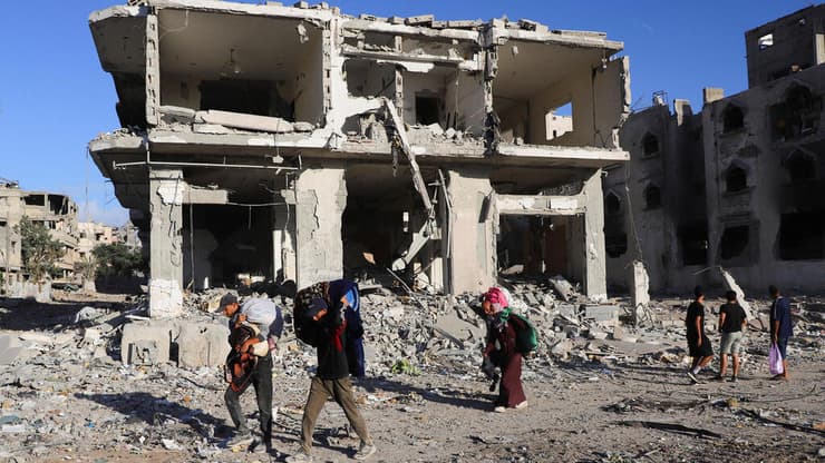 הריסות בעיר עזה