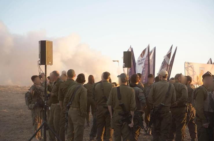 לוחמי צק"ח גבעתי בגבול רצועת עזה