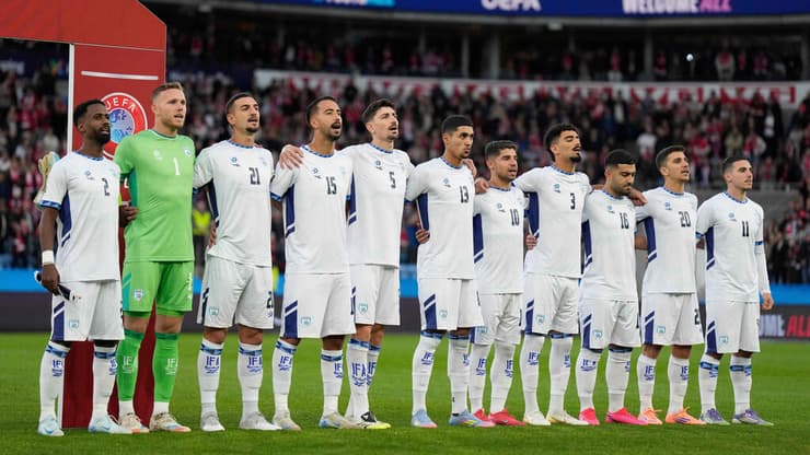 שחקני נבחרת ישראל (צילום: Fredrik Varfjell / NTB / AFP) שחקני נבחרת ישראל