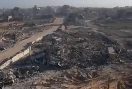 צילומי רחפן של ההרס בעיר עזה