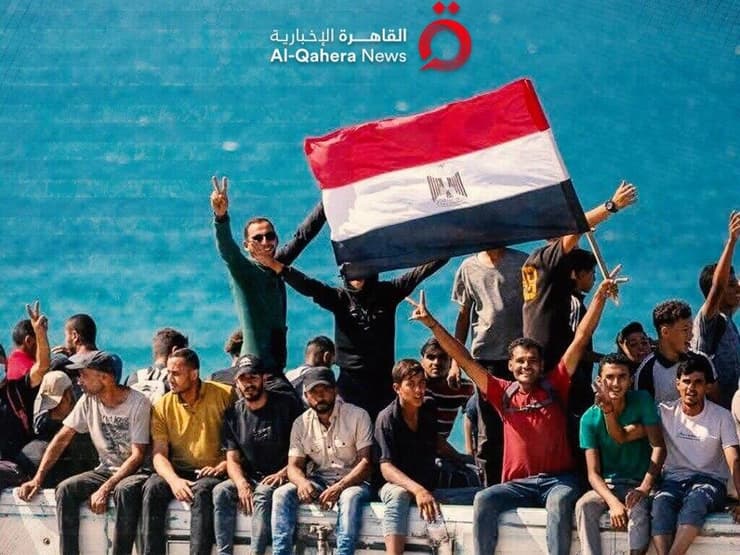 תמונות שפרסם ערוץ אל-קאהרה אל-איחבאריה המצרי, כדי למנף את ההצלחה המצרית בהסכם