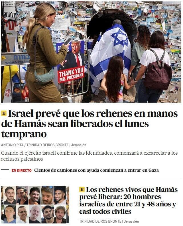 סיקור בעולם לקראת חזרת חטופים אל פאיס