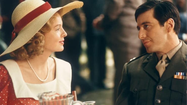 אל פאצ'ינו ודיאן קיטון ב"הסנדק"