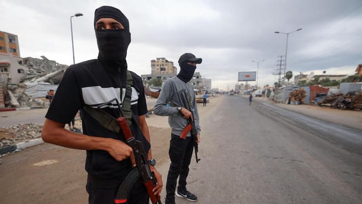 מחבלי חמאס בנוסייראת