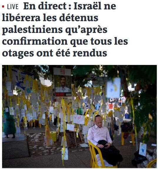 סיקור בעולם לקראת חזרת חטופים לה מונד