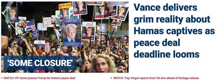 סיקור בעולם לקראת חזרת חטופים פוקס ניוז