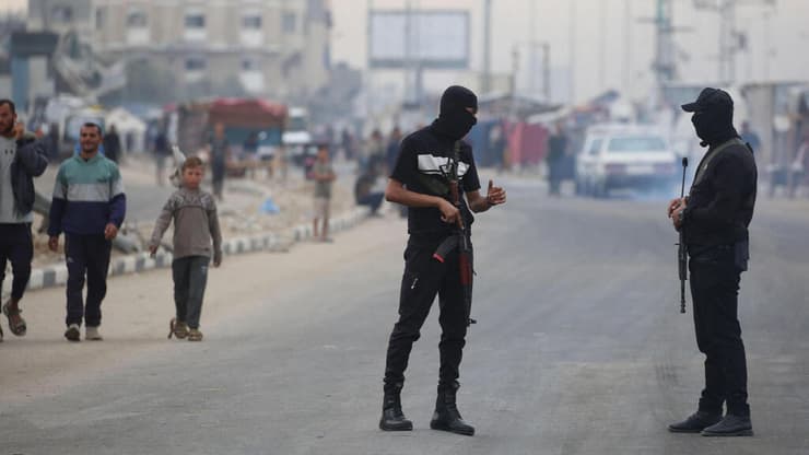 מחבלי חמאס בנוסייראת