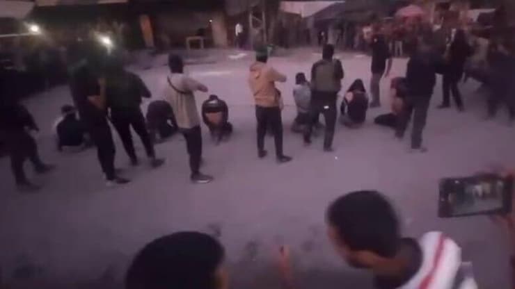 שעות אחרי שחרור החטופים: חמאס הוציא להורג ברחוב אנשי מיליציות