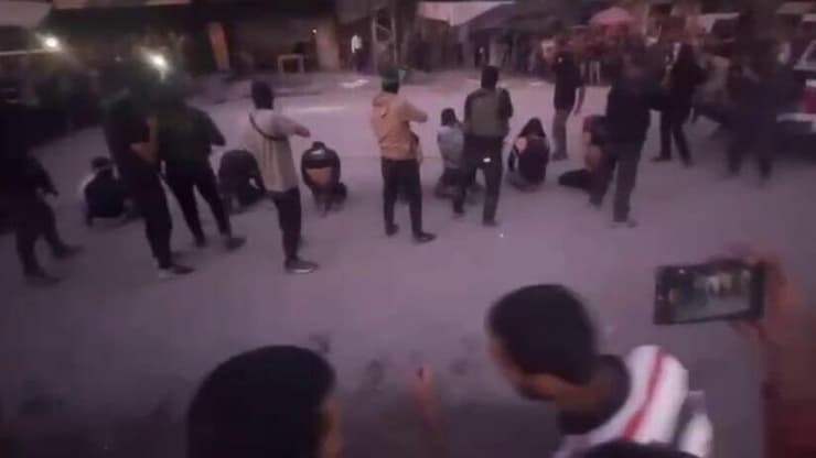 שעות אחרי שחרור החטופים: חמאס הוציא להורג ברחוב אנשי מיליציות