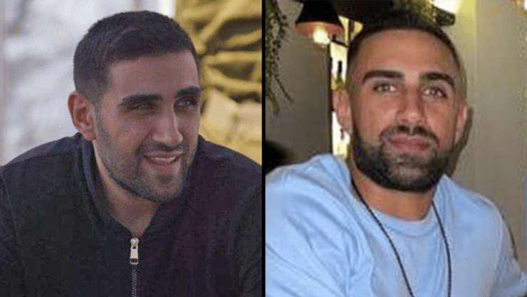 שגב כלפון - לפני ואחרי. נראה מחויך בנקודת המפגש (צילום: דובר צה"ל) שגב כלפון - לפני ואחרי. נראה מחויך בנקודת המפגש