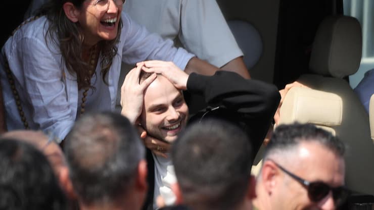 צילום: יריב כץ קבלת פנים לאלון אהל בבית חולים בילינסון