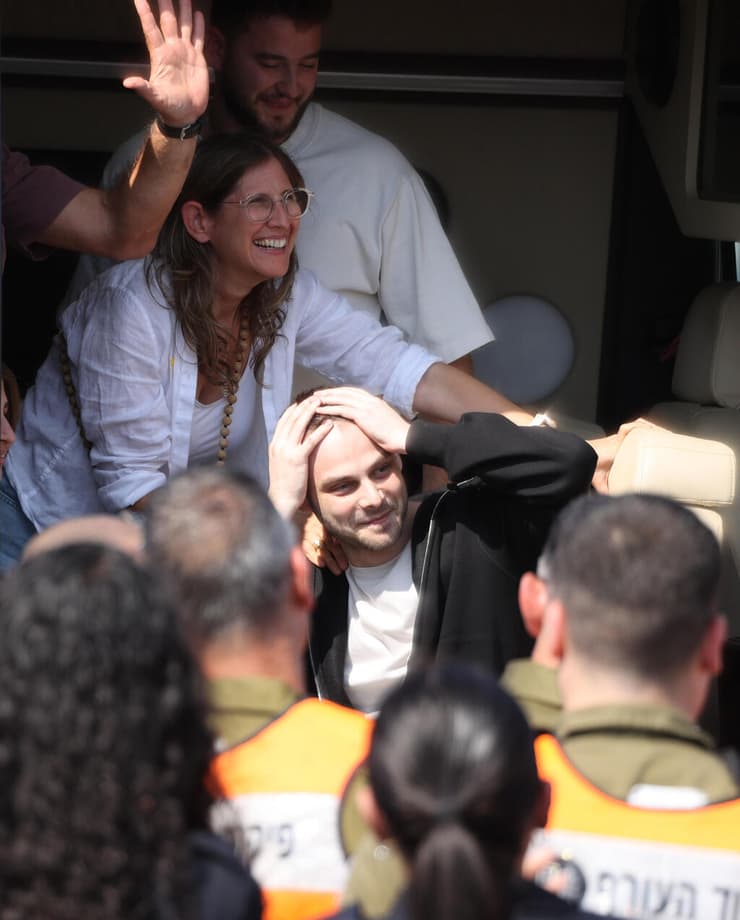 קבלת פנים לאלון אהל בבית חולים בילינסון