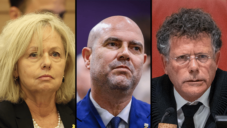 יצחק עמית, אמיר אוחנה וגלי בהרב מיארה