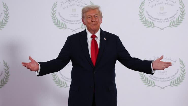 נשיא ארה"ב דונלד טראמפ פסגה שארם א-שייח מצרים