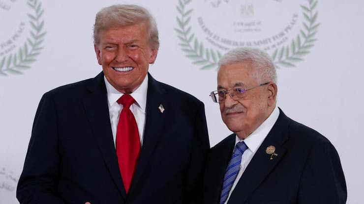 נשיא ארה"ב עם יו"ר הרשות הפלסטינית אבו מאזן פסגה שארם א-שייח מצרים