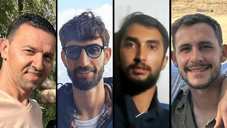 סרן דניאל פרץ, ביפין ג'ושי, גיא אילוז ויוסי שרעבי זוהו אתמול (צילום: דובר צה"ל) דניאל פרץ, ביפין ג׳ושי, יוסי שרעבי, גיא אילוז