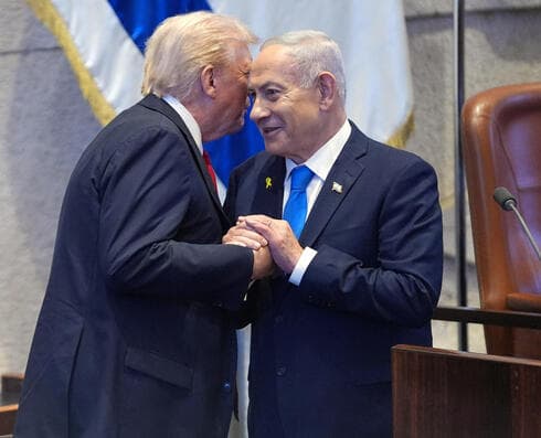 נאום דונלד טראמפ בכנסת ישראל