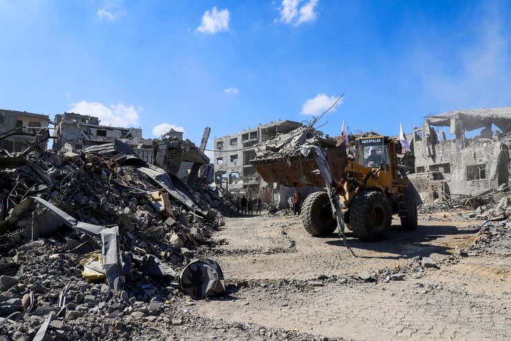 שיקום עזה (צילום: REUTERS/Ebrahim Hajjaj) עזה