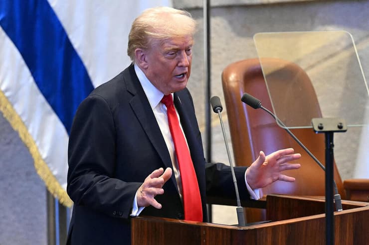 נאום דונלד טראמפ בכנסת ישראל