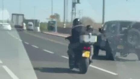 תיעוד הירי בכביש 443