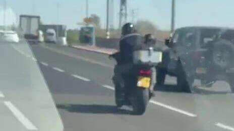 תיעוד הירי בכביש 443